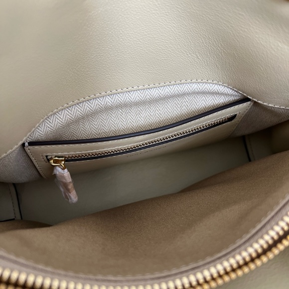 Like new TORY BURCH SMALL LEE RADZIWILL COLORBLOCK DOUBLE BAG $998 - Picture 5 of 13